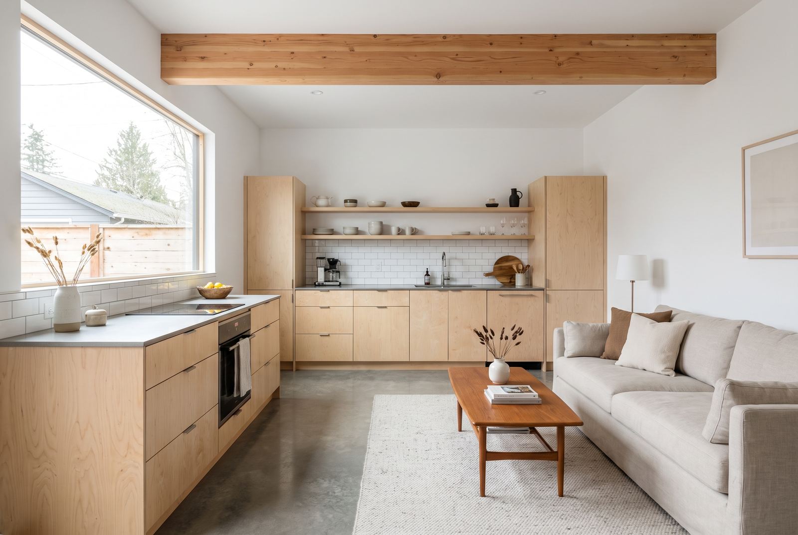 Converted garage turned into a bright ADU studio